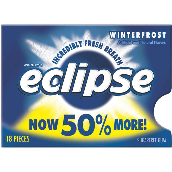 Eclipse Peppermint Winterfrost Chewing Gum (18-Piece)