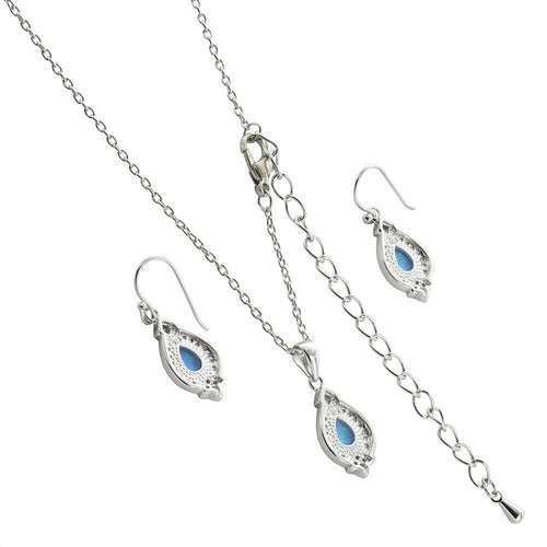 Montana Silversmiths Royal Cluster Drop Jewelry Set (Width: 0.716