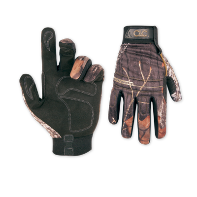 Custom Leathercraft Mossy Oak® Camo Hi-Dexterity Gloves Medium (Medium)