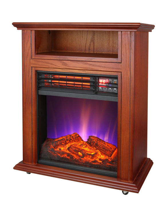 World Marketing Comfort Glow QF4561R Electric Quartz Fireplace (15 Amp 120V)