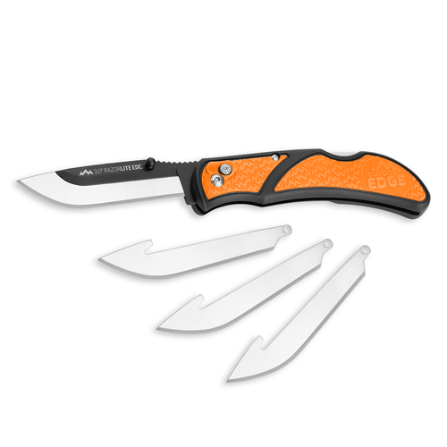 Outdoor Edge 3.0 Razorlite™ Edc Replaceable Blade Carry Knife Orange (3.0, Orange)