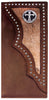 3-D Belt Rodeo Wallet W/Road and Cross Concho (Measures Approximately 7 1/4 x 3 1/2)