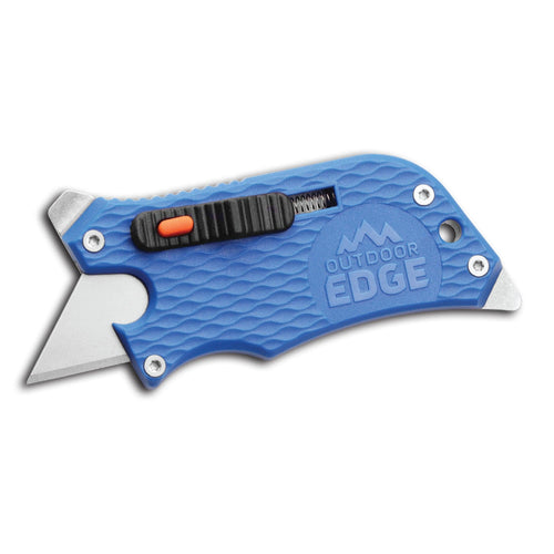 Outdoor Edge Slidewinder Knife, Blue (3.3, Blue)