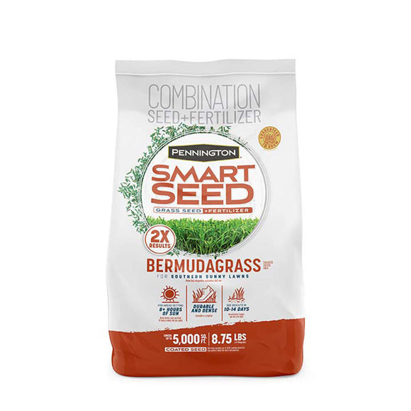 Pennington Smart Seed Bermudagrass Grass Seed and Fertilizer Mix  8.75 lb. (8.75 lbs)