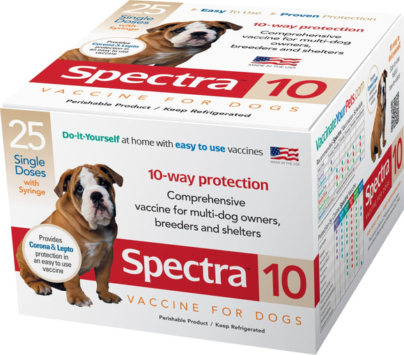 Durvet Spectra 10 Dog Vaccine With Syringe (1 Dose)