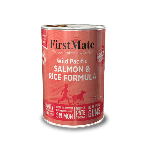 FirstMate Limited Ingredient Wild Pacific Salmon & Rice Formula Canned Dog Food