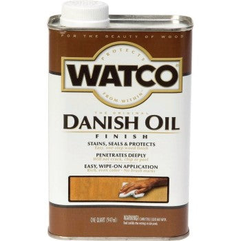 Rust-Oleum 214380 Watco Danish Oil, Red Mahogany ~ Quart