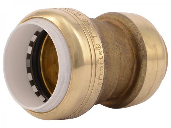 Sharkbite Push-to-Connect PVC Transition Coupling 1 in. CTS x 1 in. PVC (1 in. CTS x 1 in. PVC)