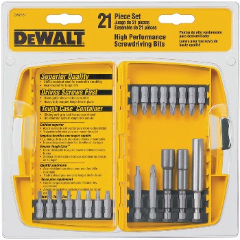 DeWalt DW2161 Screwdriving Set, 21 pieces