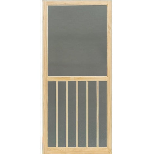 Kimberly Bay 1 in. x 36 in. x 80 in. 5-Bar Stainable Screen Door, Unfinished (1 x 36 x 80)