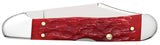 Case Peach Seed Jig Dark Red Bone CS Mini CopperLock® (Dark Red Bone)