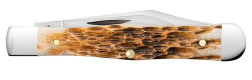 Case Peach Seed Jig Amber Bone Small Swell Center Jack (Amber Bone)