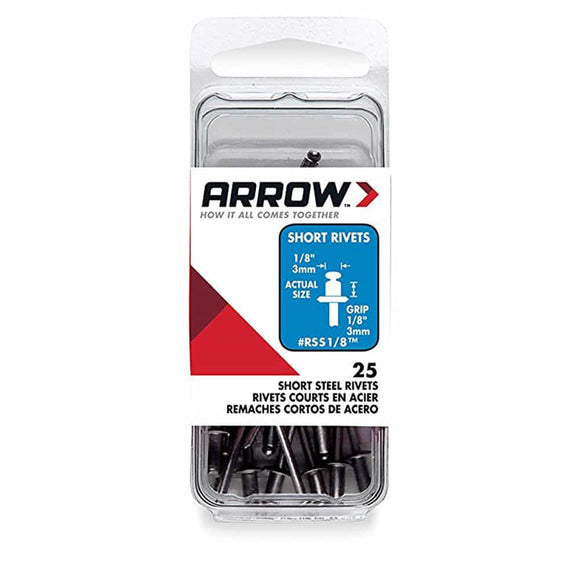 Arrow RK6120 Rivet Assortment Kit, 120-Pack (1/8