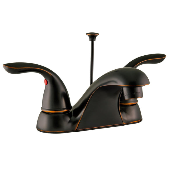 Design House  Ashland Centerset 2-Handle Faucet in Bronze, 4-Inch (4