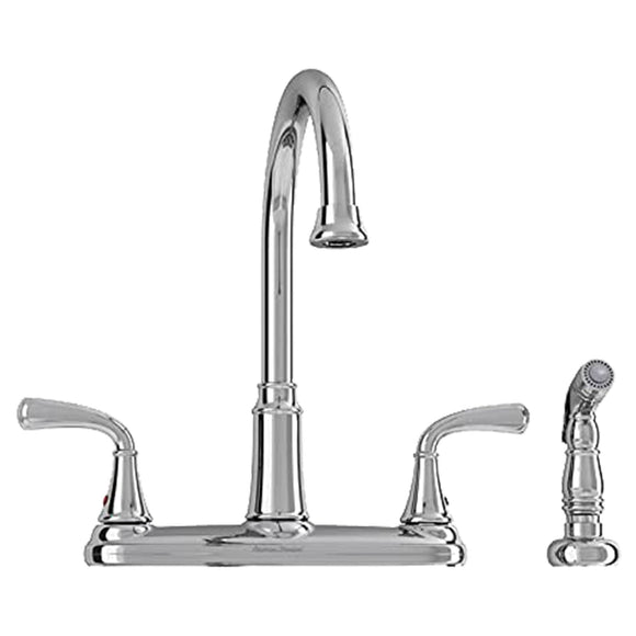 American Standard Tinley 2-Handle High-Arc Kitchen Faucet with Separate Side Spray (2 Handle)