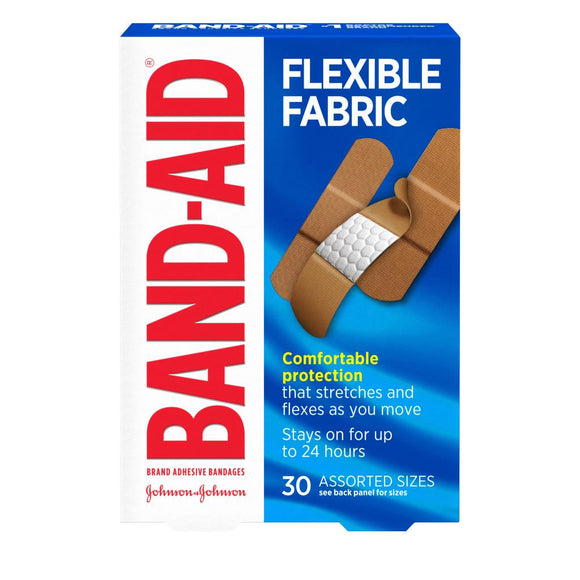 BAND-AID® Brand Flexible Fabric Bandages 3/4 in x 3 in (3/4 in x 3 in)