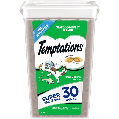 Temptations Seafood Medley Flavor Cat Treats (3-oz)