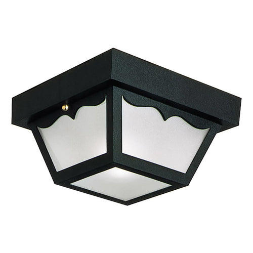 Design House Outdoor Ceiling Light in Black 5.5-Inch by 10.5-Inch (5.5 x 10.5)