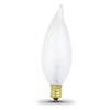 Feit Electric 40-Watt Frost Flame Tip Incandescent Light Bulb (2-Pack) (40 Watt)