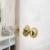Design House Cambridge 2-Way Latch Entry Door Knob in Polished Brass (Polished Brass)