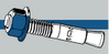 Midwest Fastener TorqueMaster Blue Wedge Anchors 3/8 x 2-3/4 (3/8 x 2-3/4)