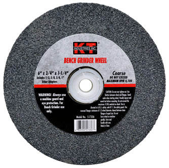 K-T Industries 6 X 3/4 Bench Grinder Wheel Coarse (6 X 3/4)