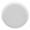 Thomas & Betts Carlon Ceiling Fan Box Cover, Round, Blank, 4-Inch Diameter, White (4 Inches)