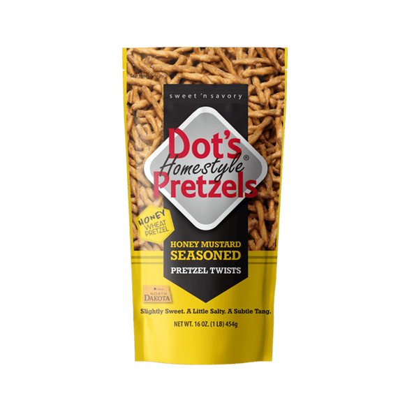 Dot's Homestyle Pretzels Honey Mustard Seasoned Pretzel Twists 16 oz. (16 oz.)
