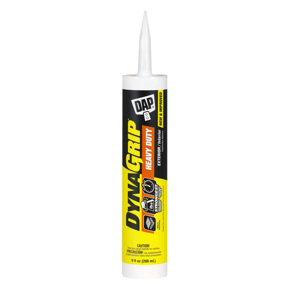 Dap DYNAGRIP® Heavy Duty Construction Adhesive, 9 oz. White (9 oz., White)