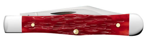 Case Peach Seed Jig Dark Red Bone CS Small Swell Center Jack (Dark Red Bone)