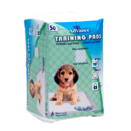 Coastal Pet Products Advance Dog Training Pads with Turbo Dry Technology (50 Pack - 23.5 x 23.5)