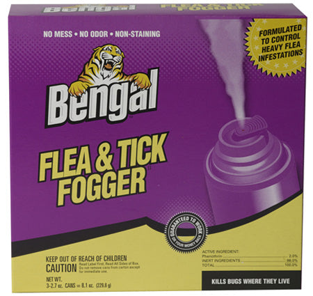 Bengal Flea & Tick Fogger 3-2.7oz. (2.7 Oz)