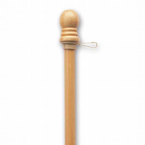 Valley Forge Piece Blonde Wood Flag Pole (5ft.1in.)
