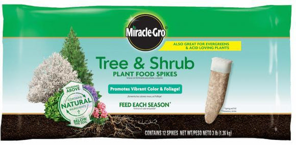 Miracle-Gro® Tree & Shrub Plant Food Spikes (3 lbs)