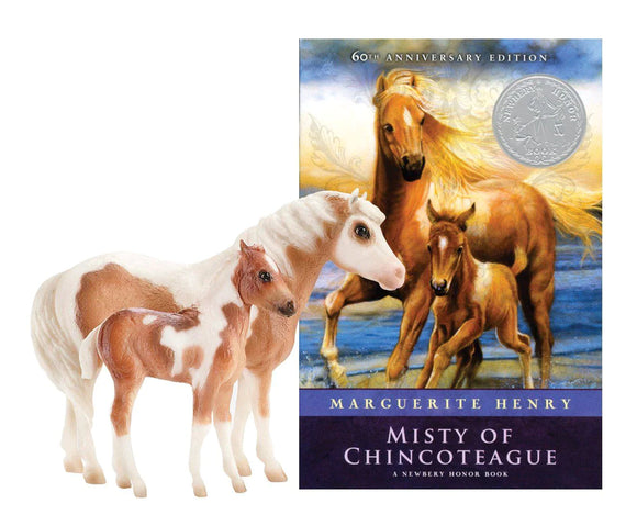 Breyer Traditional Series Misty & Stormy - Models and Book Set (Traditional | 1:9 scale | Ages 8+)
