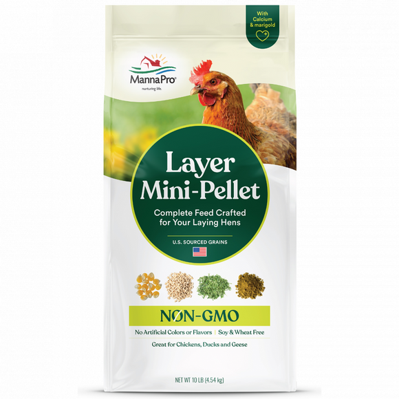Manna Pro Layer Mini-Pellet Non-GMO (10 lbs)