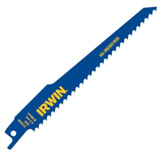 Irwin Nail Embedded Wood Cutting Reciprocating Blades 12inch 6 TPI (12inch 6 TPI)
