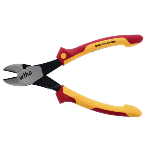 Wiha Tools Insulated Industrial High Leverage Diagonal Cutters 8.0 (8.0)