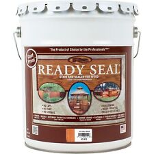 Ready Seal Pre-Tinted Natural Cedar Semi-transparent Exterior Stain and Sealer, 5 Gallon (5 Gallon, Natural Cedar)