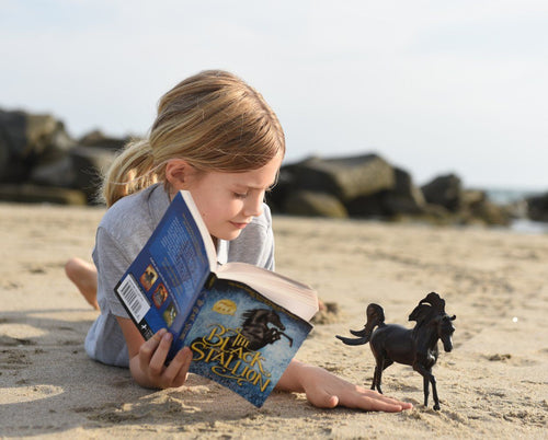 Breyer The Black Stallion Horse & Book Action Figure Set (Freedom Series | 1:12 Scale | Ages 8+)