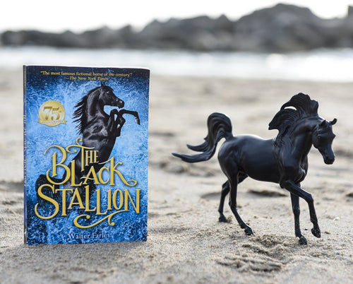 Breyer The Black Stallion Horse & Book Action Figure Set (Freedom Series | 1:12 Scale | Ages 8+)