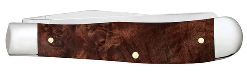 Case Smooth Brown Maple Burl Wood Trapper (Brown Maple Burl Wood)